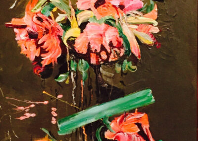 A painting of a bouquet
